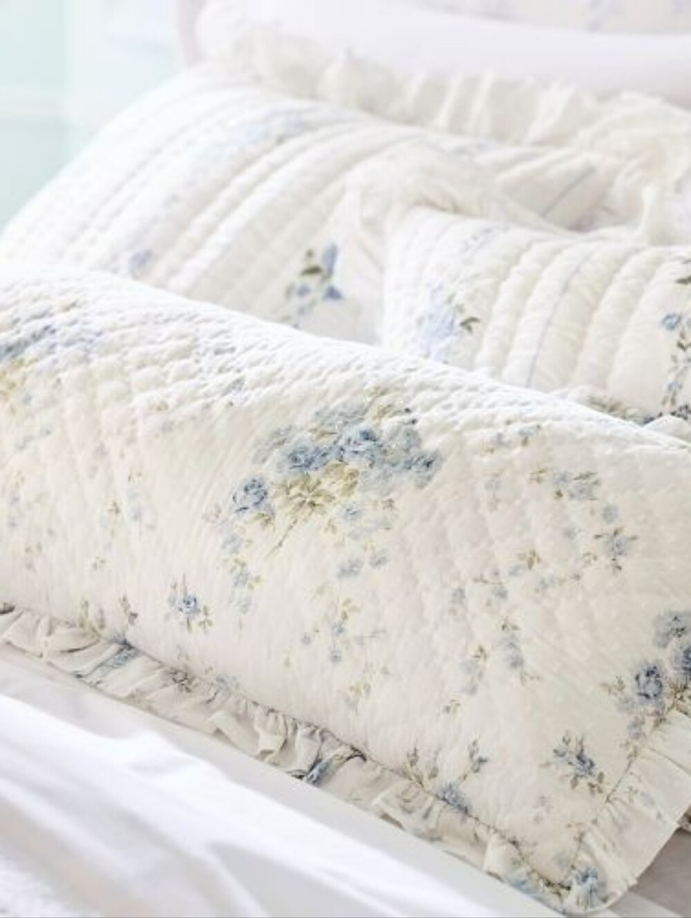 Love Shack Fancy Long Pillow- Elegant Floral Print